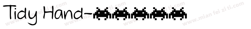 Tidy Hand字体转换